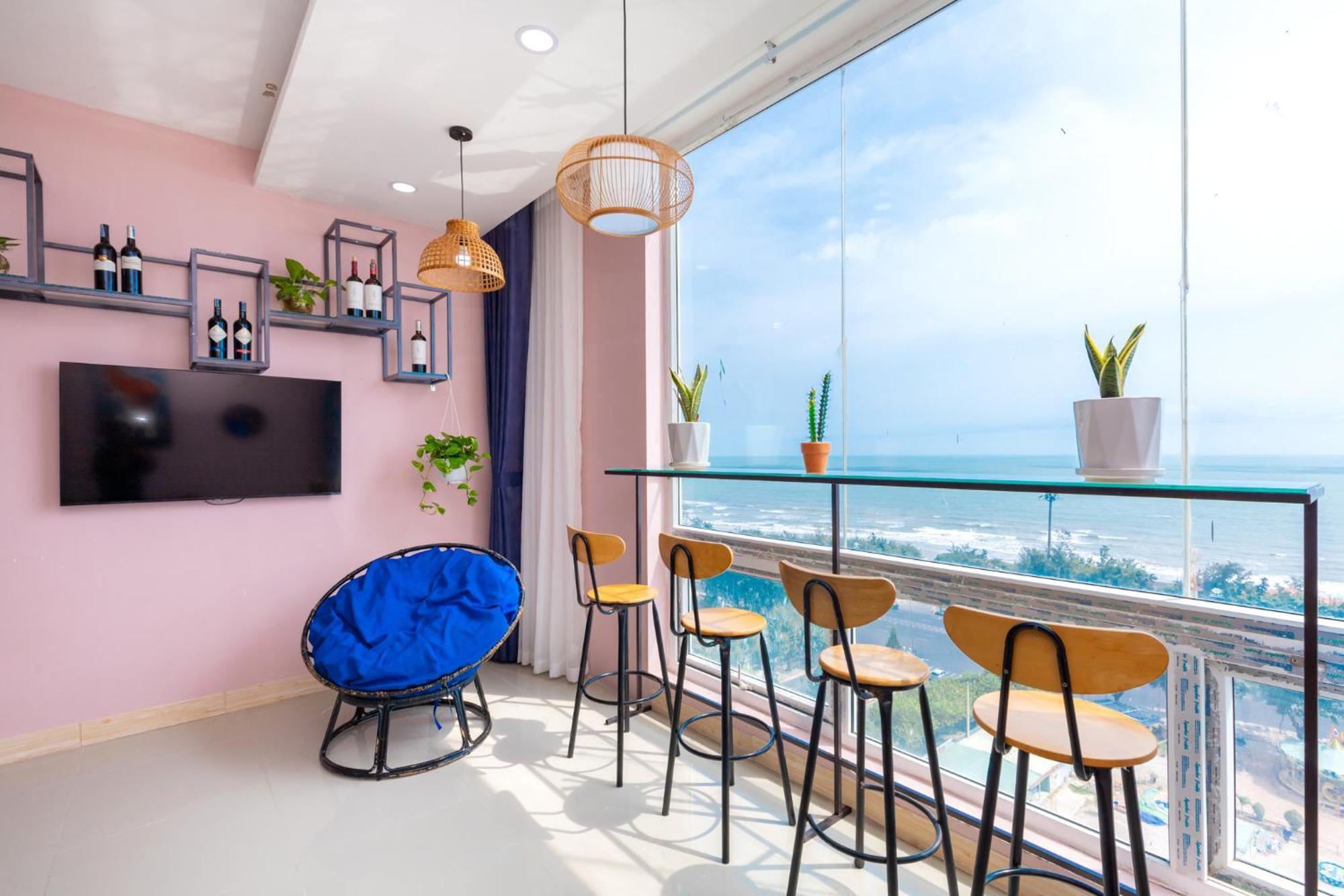 Can Ho "2" Oasky View Bien 3 Phong 5 Giuong- Oasky Sea View Apartment ブンタオ エクステリア 写真